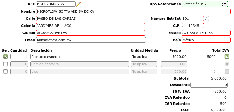 Ejemplo De Factura Con Retencion De Iva E Isr Ejemplo Sencillo Images And Photos Finder